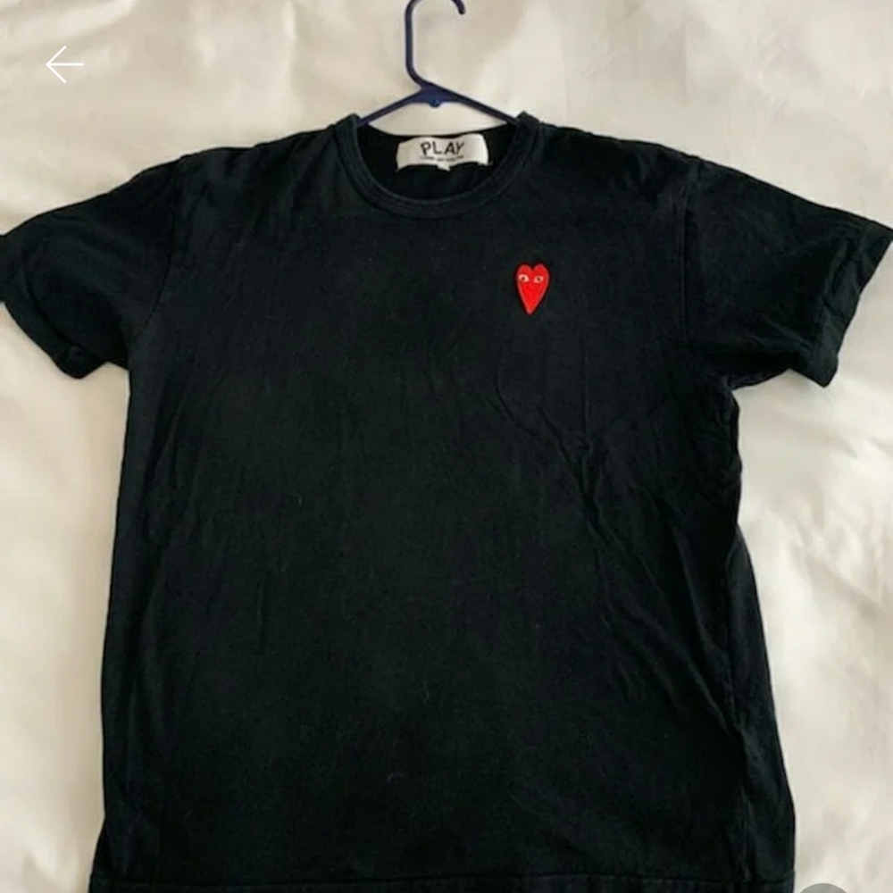 Comme des Garcons red heart tee